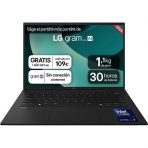Portátil LG Gram 14ZD90T-G.AX78B Intel Core Ultra 7-255H/ 16GB/ 1TB SSD/ 14"/ Sin Sistema Operativo