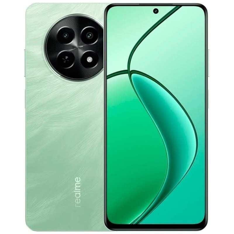 Smartphone Realme 12X 6GB/ 128GB/ 6.6"/ 5G/ Verde Pluma Smartphone Realme 12X 6GB/ 128GB/ 6.6"/ 5G/ Verde Pluma