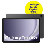 Tablet Samsung Galaxy Tab A9+ 11"/ 8GB/ 128GB/ Octacore/ Gris Grafito + Funda KeyTab Pro BT Subblim