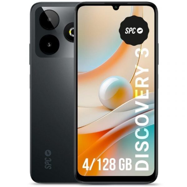 Smartphone SPC Discovery 3 4GB/ 128GB/ 6.8"/ Negro