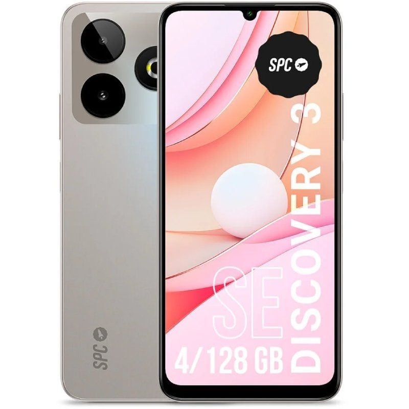 Smartphone SPC Discovery 3 SE 4GB/ 128GB/ 6.8"/ Gris Claro