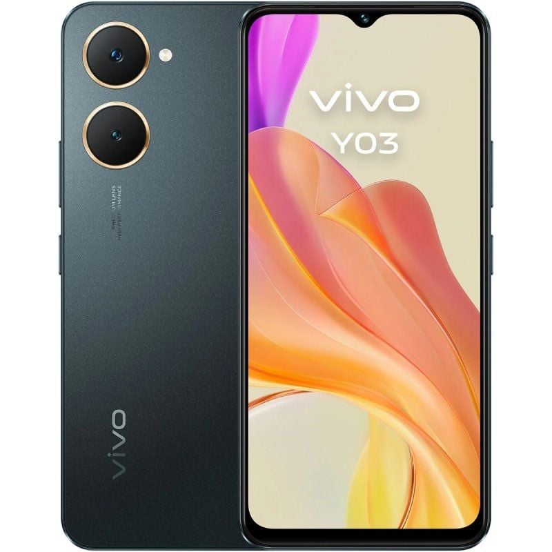 Smartphone Vivo Y03 4GB/ 128GB/ 6.56"/ Negro Espacial Smartphone Vivo Y03 4GB/ 128GB/ 6.56"/ Negro Espacial