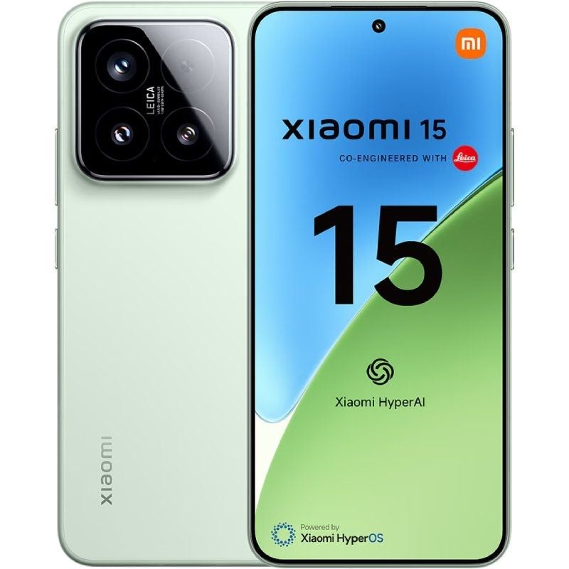 Smartphone Xiaomi 15 NFC 12GB/ 512GB/ 6.36"/ 5G/ Verde Smartphone Xiaomi 15 NFC 12GB/ 512GB/ 6.36"/ 5G/ Verde