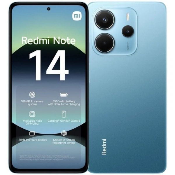 Smartphone Xiaomi Redmi Note 14 6GB/ 128GB/ 6.67"/ Azul