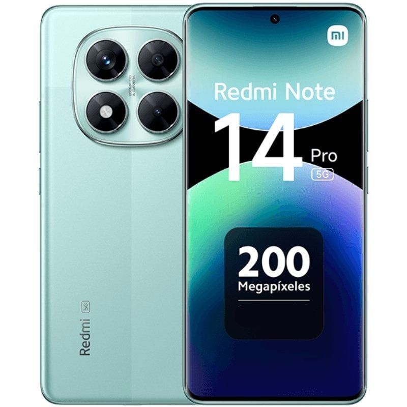 Smartphone Xiaomi Redmi Note 14 Pro 12GB/ 512GB/ 6.67"/ 5G/ Verde Smartphone Xiaomi Redmi Note 14 Pro 12GB/ 512GB/ 6.67"/ 5G/ Verde
