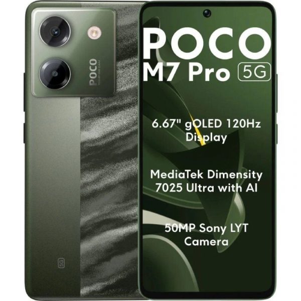 Smartphone Xiaomi POCO M7 Pro 12GB/ 512GB/ 6.67"/ 5G/ Verde